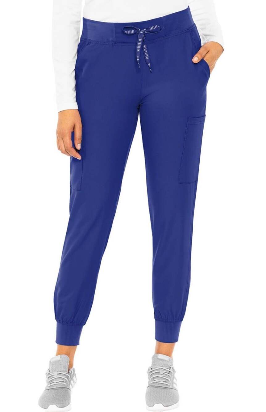 Med Couture Insight Jogger Scrub Pants Size XS Petite Galaxy
